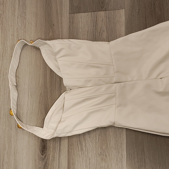 Fashion Nova Penelope Faux Leather Maxi Dress - White - Picture 5 of 6